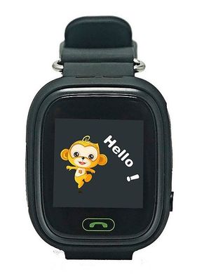 Детские телефон-часы с GPS трекером GOGPS ME К04 Черные K04BK фото