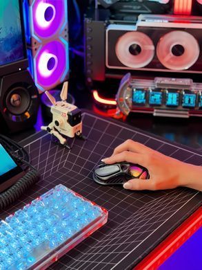 GravaStar Мышь Mercury M2, BT/WL/USB-A, RGB, черный GRAVASTARM2_BLK фото