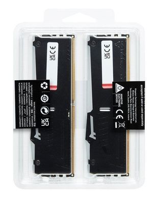 Kingston Память ПК DDR5 64GB KIT (32GBx2) 5200 FURY Beast RGB KF552C40BB2AK2-64 фото