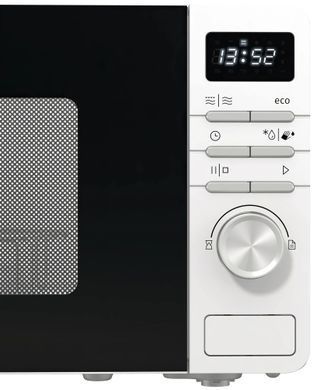 Gorenje Микроволновая печь, 20л, электр. управл., 800Вт, дисплей, белый MO20A3W фото