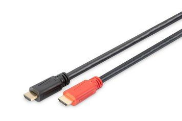 Digitus Кабель HDMI High speed з підсилювачем (AM/AM) 15m, black AK-330105-150-S фото