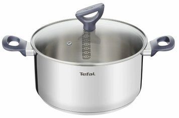 Tefal Каструля Daily Cook з кришкою, 24см, нержавіюча сталь, алюміній, бакеліт G7124645 фото