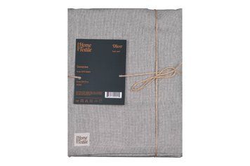 ARDESTO Скатертина Oliver, сірий, 220х133см, 100% бавовна