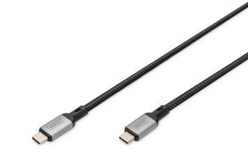 Digitus Кабель USB 4.0 (Type-C/Type-C) 1м, чорний DB-300443-010-S фото