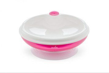 Тарілка Nuvita з підігрівом 6м+ рожева NV1427Pink фото