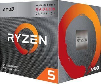 AMD Центральний процесор AMD Ryzen 5 3400G 4C/8T 3.7/4.2GHz Boost 4Mb Radeon RX Vega 11 GPU Picasso AM4 65W Box YD3400C5FHSBX фото