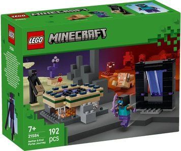 LEGO Конструктор Minecraft Подорож до Нижнього світу та Порталу до Краю 21584 фото