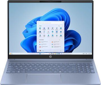 HP Ноутбук HP OmniBook 5 16-af1004ua 16" 2K IPS AG, Intel U5-225U, 16GB, F1024GB, UMA, DOS, блакитний BV5V7EA фото