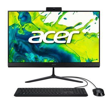 Acer Комп'ютер персональний моноблок Acer Aspire C24-2G 23.8" FHD, Intel 5-120U, 16GB, F1TB, UMA, WiFi, кл+м, без ОС, чорний DQ.BRRME.002 фото