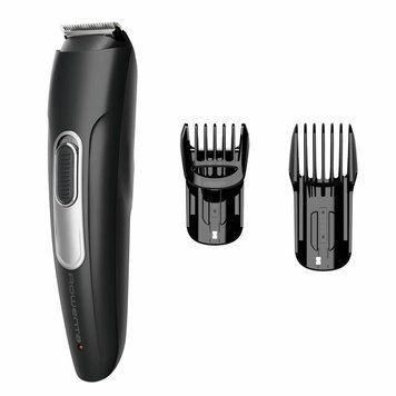 Rowenta Триммер Stylis Easy, для бороды и усов, сеть+акум., насадок-2, сталь, черный TN2804E0 фото