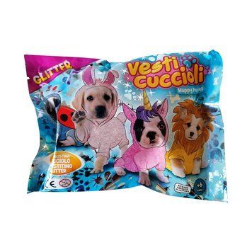 Стретч-іграшка у вигляді тварини DRESS YOUR PUPPY S1 &ndash; ЦУЦЕНЯТКО В БЛИСКУЧОМУ КОСТЮМЧИКУ DIR-L-10003 фото