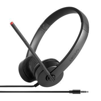 Lenovo Гарнітура ПК стерео Stereo Analog Headset, чорний 4XD0K25030 фото