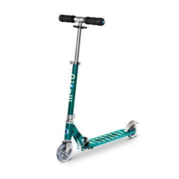 Самокат MICRO серии "Sprite LED" &ndash; БЕНЗИН (до 100 kg, 2-х колесный, свет) SA0218 фото