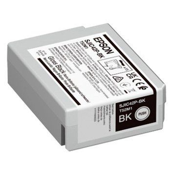 Epson Картридж Epson SJIC42P ColorWorks C4000e BK Black C13T52M140 фото