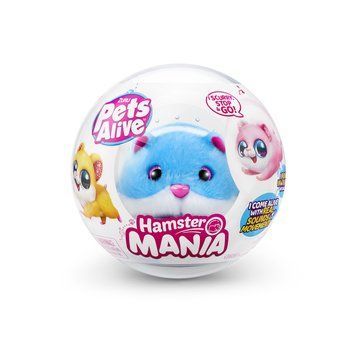 Інтерактивна м'яка іграшка PETS ALIVE S1 &ndash; КУМЕДНИЙ ХОМ&rsquo;ЯЧОК (блакитний) 9543-1 фото
