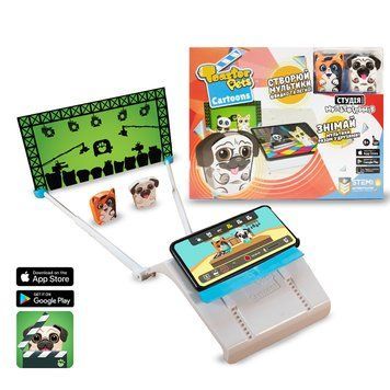 Ігровий набір для анімаційної творчості TOASTER PETS - СТУДІЯ МУЛЬТФІЛЬМІВ (2 фіг., студія) 1000 фото