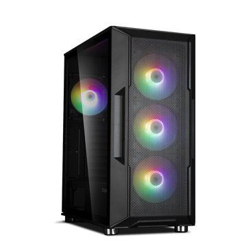 Zalman Корпус I3 NEO BLACK, без БЖ, 1xUSB3.0, 2xUSB2.0, 4x120mm RGB fans, TG Side Panel, ATX, Black I3NEOBLACK фото