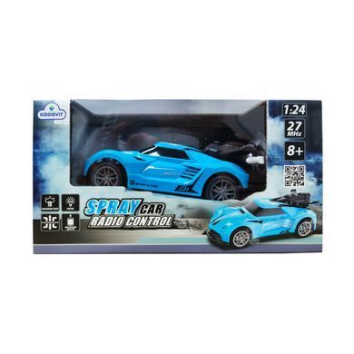 Автомобиль Spray Car на р/у &ndash; Sport (голубой, 1:24, свет, выхлопной пар) SL-354RHBL фото