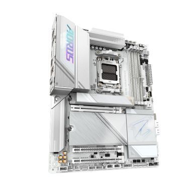 Gigabyte Материнская плата X870E AORUS PRO ICE sAM5 X870 4xDDR5 M.2 HDMI Wi-Fi BT ATX X870E_AORUS_PRO_ICE фото