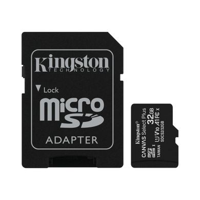 Карта памяти Kingston microSD 32GB C10 UHS-I R100MB/s + SD SDCS2/32GB фото