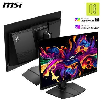 MSI Монітор MSI 26.5" MAG 271QP-QD-X24 2xHDMI, DP, Audio, OLED, 2560x1440, 240Hz, 0.03ms, DCI-P3 99%, AdaptiveSync, HAS, HDR400 9S6-3CD89T-025 фото