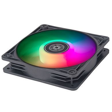 SilverStone Корпусный вентилятор Vista VS120B-ARGB, 120мм, 2000rpm, 4pinPWM, 3pin +5VARGB, 30.6dBa, черный SST-VS120B-ARGB фото