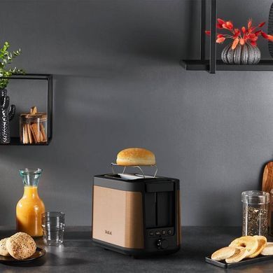 Tefal Тостер Tefal Coppertinto 850Вт, разморозка, пластик, бронзовый
