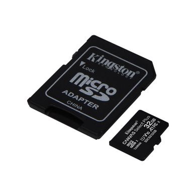 Карта пам'яті Kingston microSD 32GB C10 UHS-I R100MB/s + SD SDCS2/32GB фото