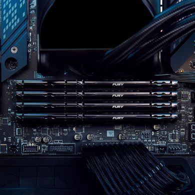 Kingston Пам'ять ПК Kingston DDR5 64GB KIT (32GBx2) 5600 FURY Beast Black EXPO KF556C36BBEK2-64 фото