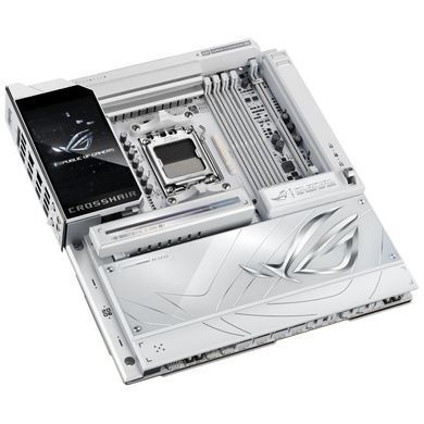ASUS Материнcкая плата ROG CROSSHAIR X870E GLACIAL sAM5 X870E 4xDDR5 M.2 USB Type-C Wi-Fi BT E-ATX белый 90MB1NQ0-M0EAY0 фото