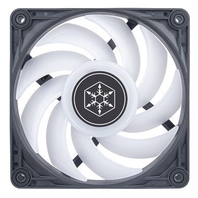 SilverStone Корпусный вентилятор Vista VS120B-ARGB, 120мм, 2000rpm, 4pinPWM, 3pin +5VARGB, 30.6dBa, черный SST-VS120B-ARGB фото