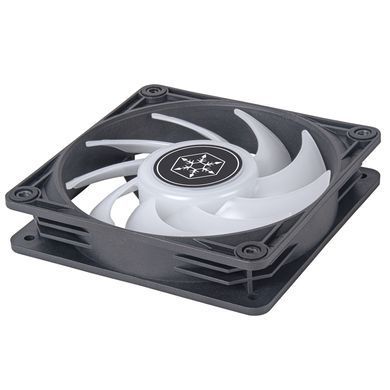 SilverStone Корпусный вентилятор Vista VS120B-ARGB, 120мм, 2000rpm, 4pinPWM, 3pin +5VARGB, 30.6dBa, черный SST-VS120B-ARGB фото