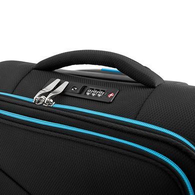 2E Валіза 2E, Trek, поліестер, мала, 35л, TSA, 4 колеса, чорний 2E-SPE-TREK-S-BK фото