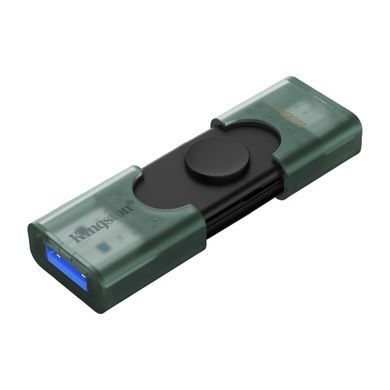 Kingston Накопичувач Kingston 128GB USB 3.2 Type-A + Type-C DT DuoG2 DTDEG2/128GB фото