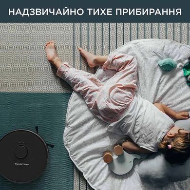 Rowenta Робот-пилосос X-Plorer Serie 75 S, h=9.5см, вологе прибирання, конт пил -0.4л, вода -0.3л, автон. робота до 120хв, НЕРА, управління через смартфон, чорний RR8575WH фото