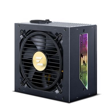 Zalman Блок живлення Zalman Teramax 2 View (1000W) 99%, 80+ Gold, 120мм, 1xMB 24pin(18+10), 2xCPU(4+4 pin), 3xMolex, 12xSATA, 4xPCIe 8pin(6+2), 1xPCIe GEN5 16pin, 1x +5V ARGB cable, Fully Modular ZM1000-TMX2VIEW фото