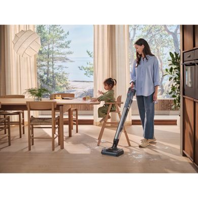 Electrolux Electrolux cordless VC, wet cleaning, dust cont -0.57l, water -0.65l, battery operation up to 80min, weihgt-7.09kg, 2in1, blue EW82U1DB фото