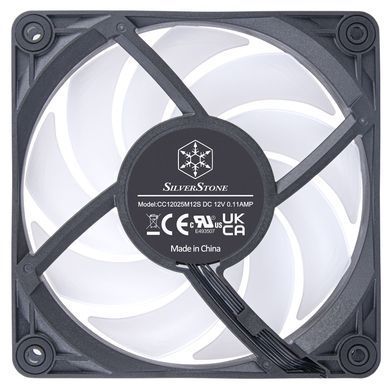 SilverStone Корпусный вентилятор Vista VS120B-ARGB, 120мм, 2000rpm, 4pinPWM, 3pin +5VARGB, 30.6dBa, черный SST-VS120B-ARGB фото