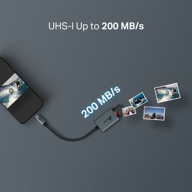 TP-Link USB-Концентратор UA430C 1xSD, 1x-microSD, USB TypeC UA430C фото