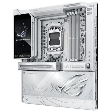 ASUS Материнcкая плата ROG CROSSHAIR X870E GLACIAL sAM5 X870E 4xDDR5 M.2 USB Type-C Wi-Fi BT E-ATX белый 90MB1NQ0-M0EAY0 фото