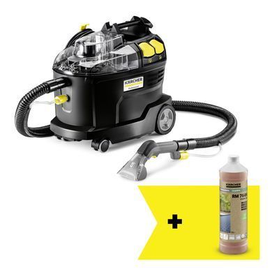 Karcher Professional vacuum cleaner Karcher Go!Further Puzzi 8/1 Re!Plast 1200W 270mBar container 8/7l water/dry cleaning 8.6kg 1.100-249.0 фото