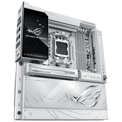 ASUS Материнcкая плата ROG CROSSHAIR X870E GLACIAL sAM5 X870E 4xDDR5 M.2 USB Type-C Wi-Fi BT E-ATX белый 90MB1NQ0-M0EAY0 фото