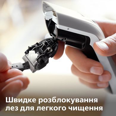 Philips Машинка для стрижки, акум., роторный мотор, сталь, серебристый QC5130/15 фото