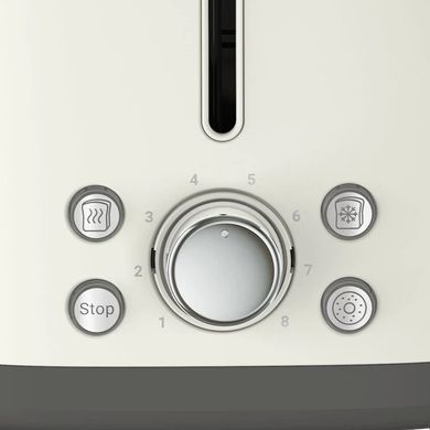 Tefal Тостер Collection 850Вт, розморожування, пластик, бежевий