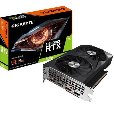 Gigabyte Видеокарта GeForce RTX 3060 8GB GDDR6 GAMING GV-N3060GAMING-8GD фото