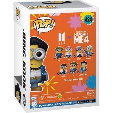 Funko Фигурка Funko POP Rocks: Minions X BTS - Jung Kook 889698859660 фото