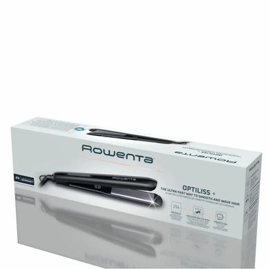 Rowenta Випрямляч Optiliss +, >240Вт, темп.режимів-10, 140-230С, кераміка, турмалін, чорний SF3320F0 фото