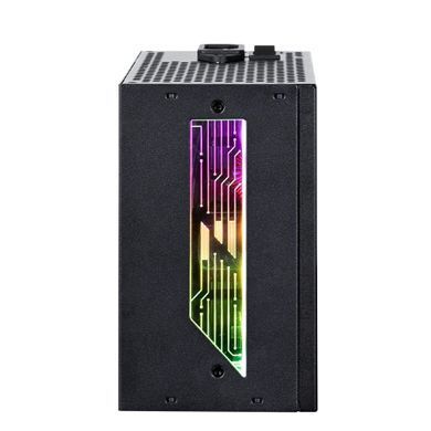 Zalman Блок живлення Zalman Teramax 2 View (1000W) 99%, 80+ Gold, 120мм, 1xMB 24pin(18+10), 2xCPU(4+4 pin), 3xMolex, 12xSATA, 4xPCIe 8pin(6+2), 1xPCIe GEN5 16pin, 1x +5V ARGB cable, Fully Modular ZM1000-TMX2VIEW фото
