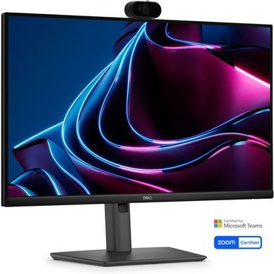 Dell Монітор DELL 23.8" P2426HEV HDMI, DP, USB-C, RJ-45, IPS, 120hz, sRGB 99%, Pivot, Cam 210-BVHW фото