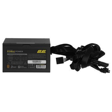 2E Gaming Блок живлення 2E GAMING Stable Power ATX3.1 (500W), >85%, 80+ Bronze, 120мм, 1xMB 24pin(20+4), 2xCPU 8pin(4+4), 3xMolex, 6xSATA, 2xPCIe 8pin(6+2) 2E-ST500BR-120 фото